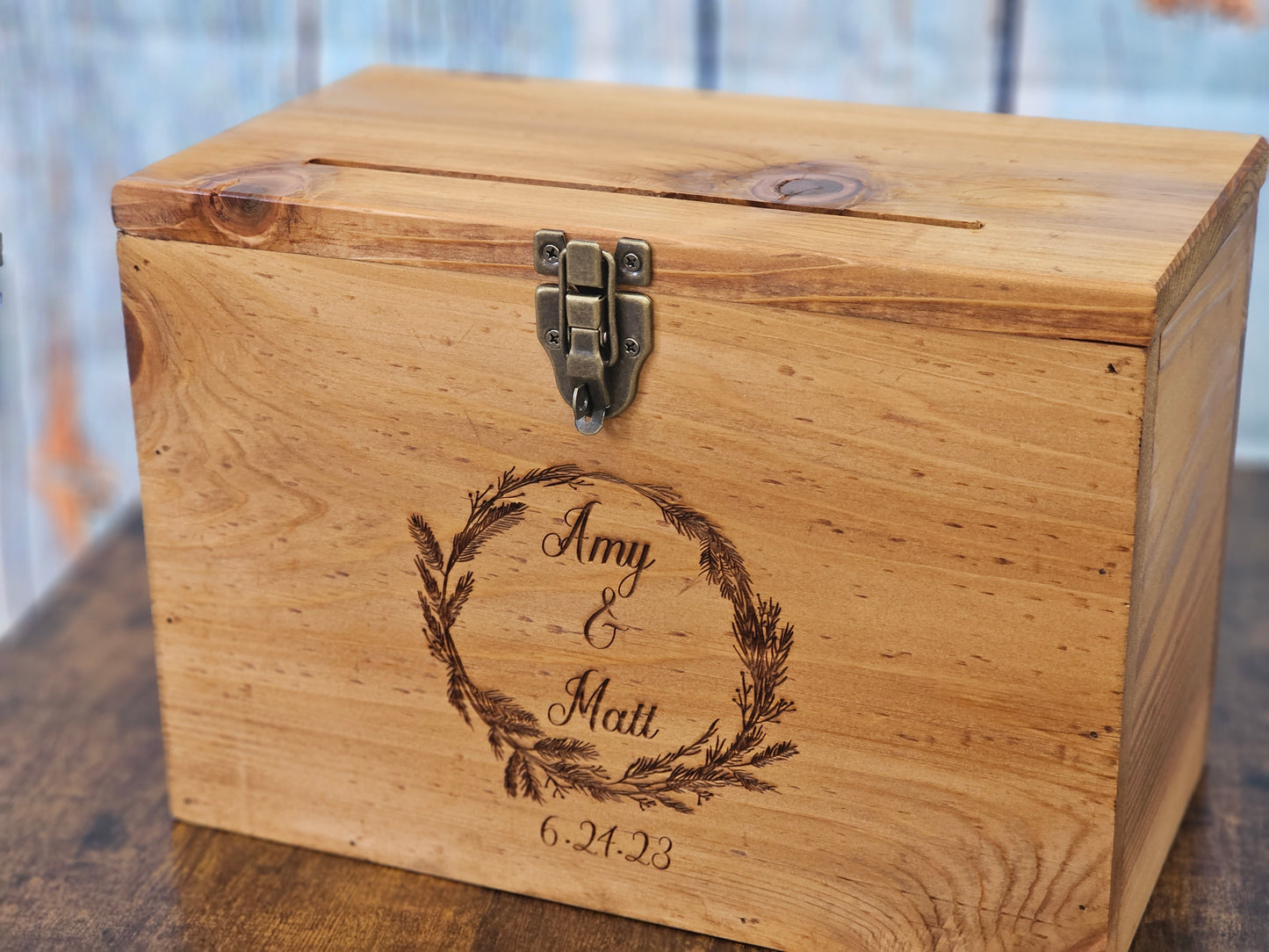 Card Box, Wedding Card box, Barn Wedding Decor