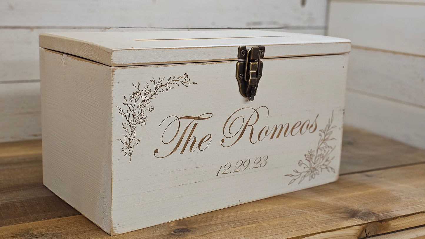 Card Box for a Wedding | Rustic Wedding Card Box | Wedding card box