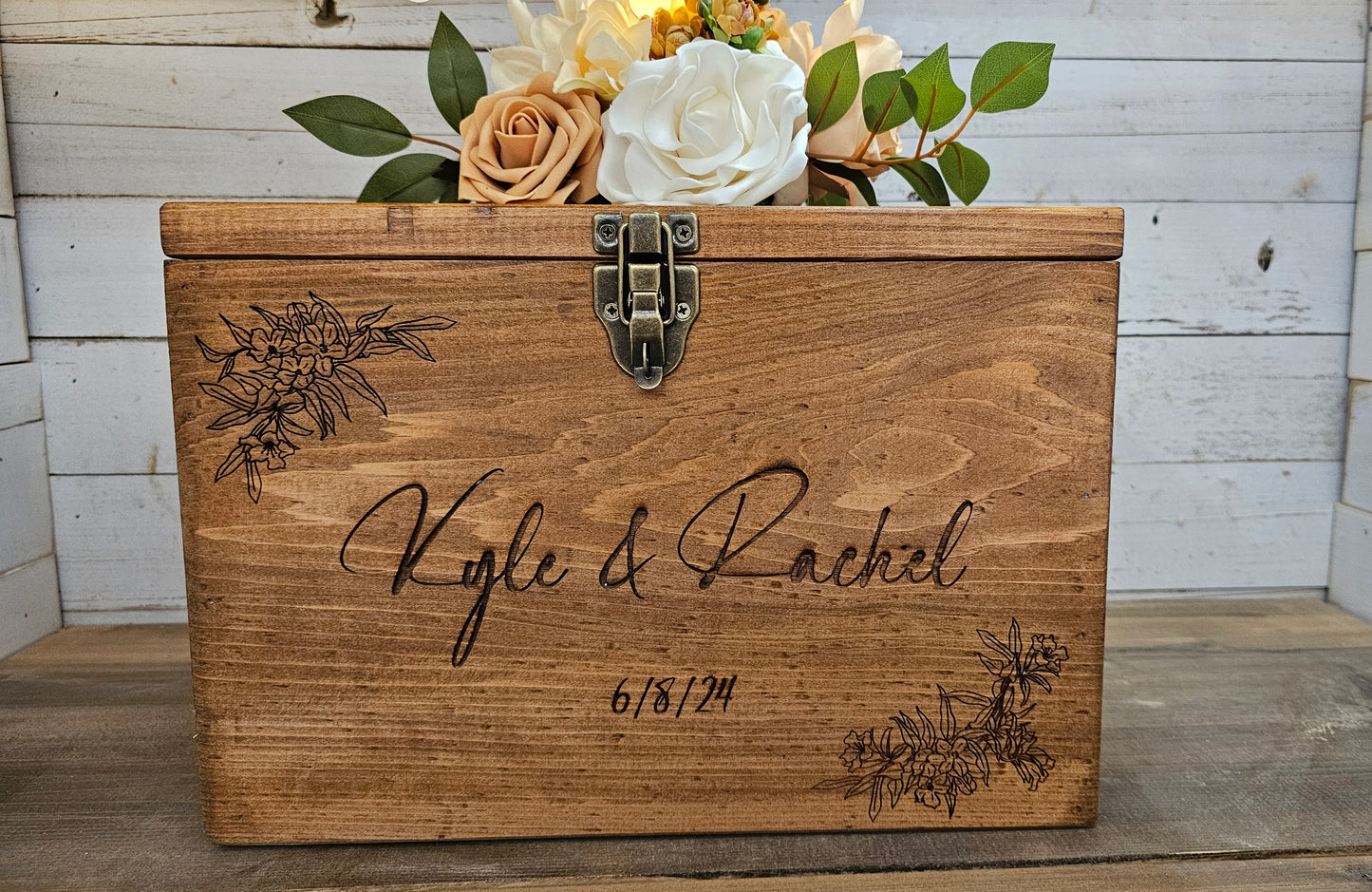 Card Box for a Wedding | Rustic Wedding Card Box | Wedding card box