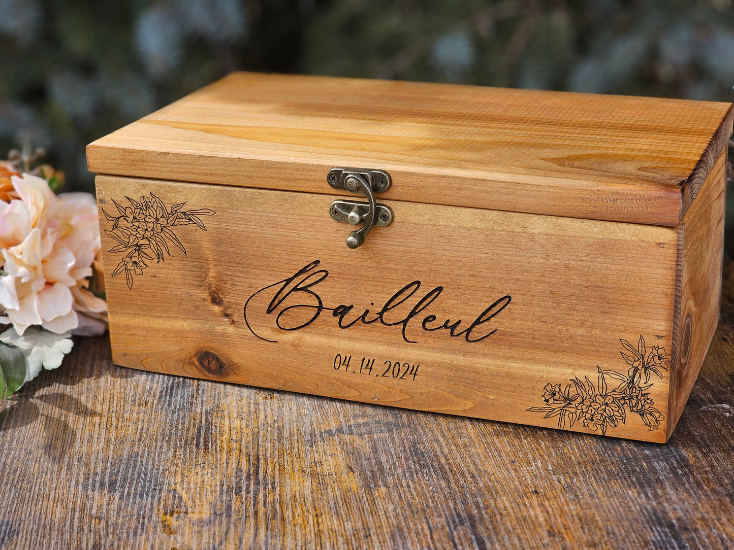 Card Box Wedding Card Holder Wooden Wedding Card Box Rustic Wedding card box