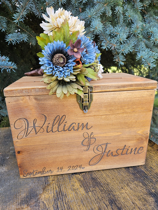 Card Box Wedding Card Holder Wooden Wedding Card Box Rustic Wedding card box