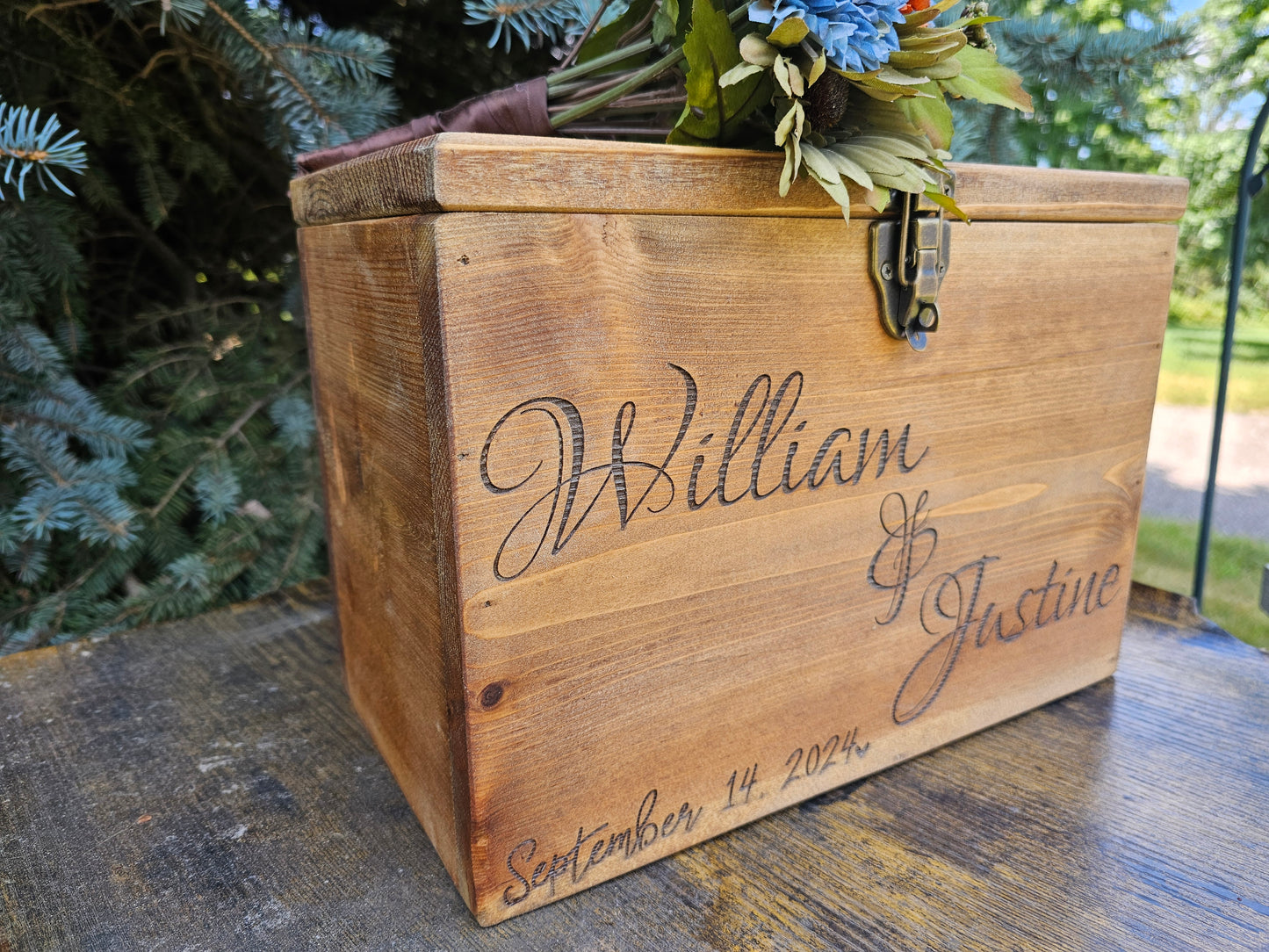 Card Box Wedding Card Holder Wooden Wedding Card Box Rustic Wedding card box