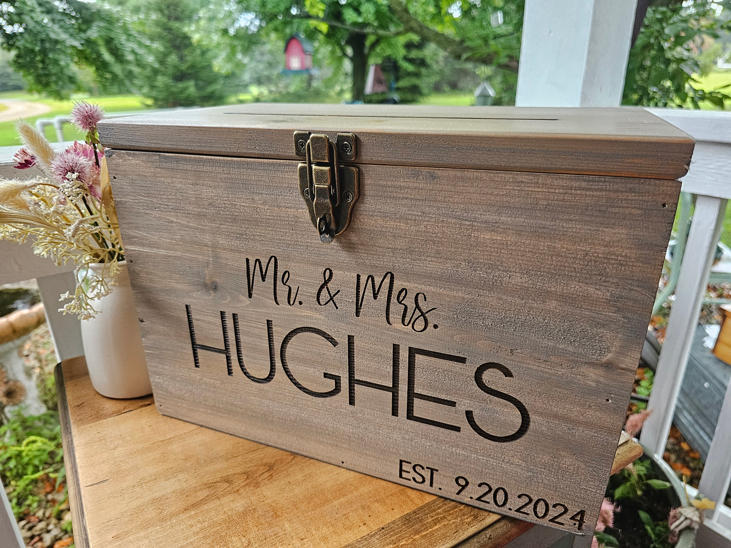 Card Box, Wedding Card box, Barn Wedding Decor