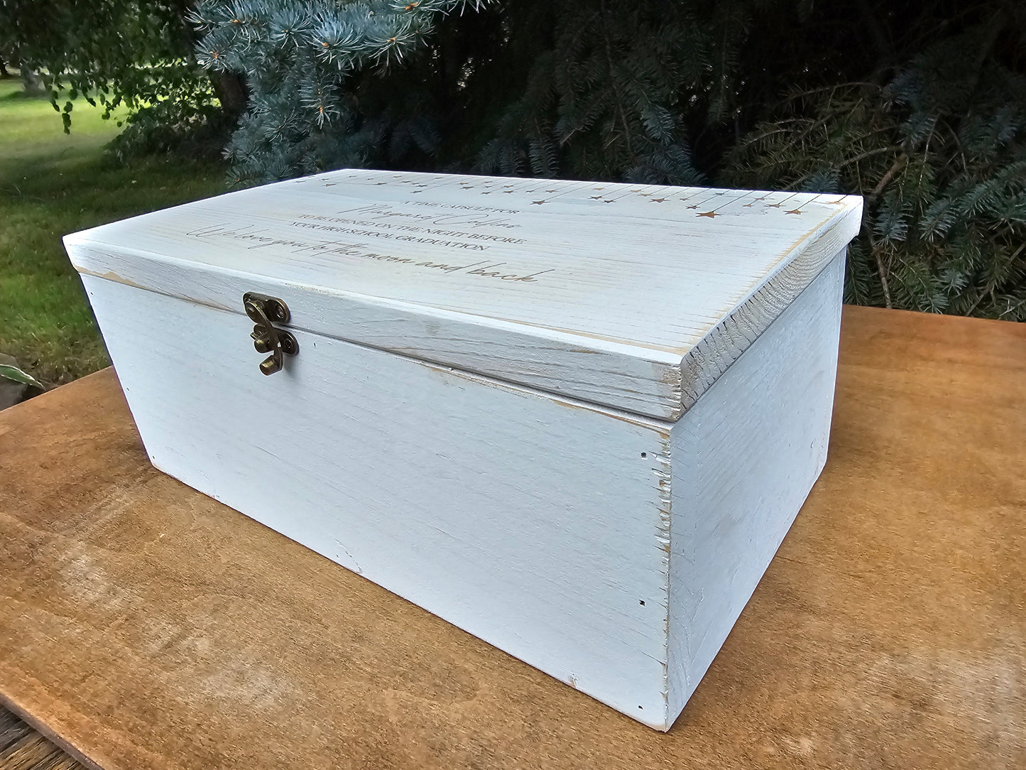 Personalized Keepsake Boxes, Wooden Memory Box, Time capsule box, Newborn Keepsake Box