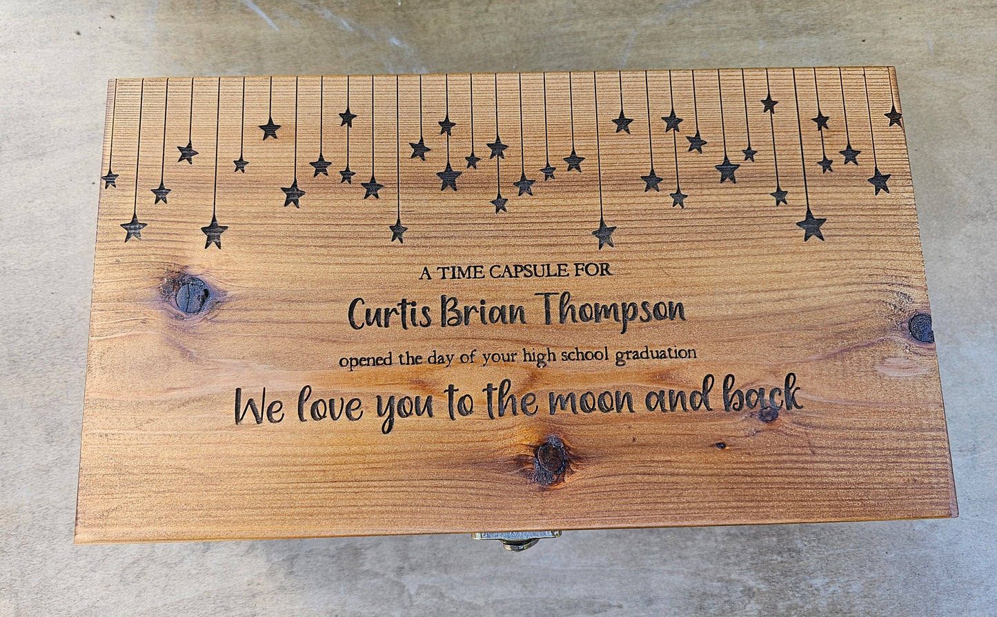 Personalized Keepsake Boxes, Wooden Memory Box, Time capsule box, Newborn Keepsake Box