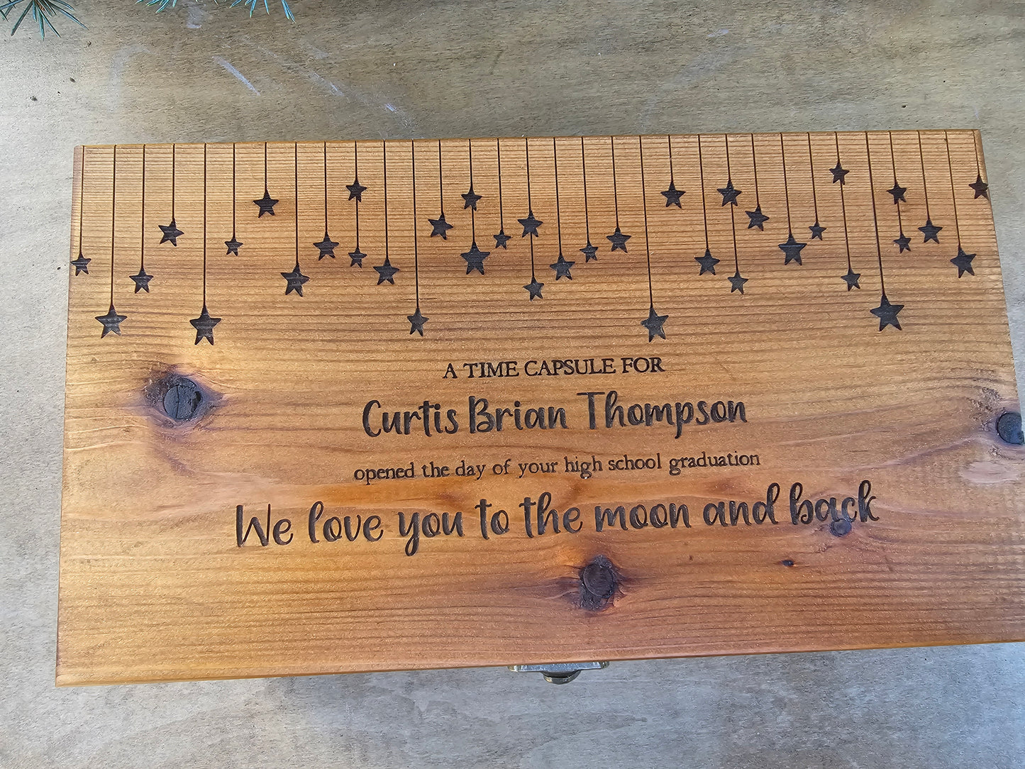Personalized Keepsake Boxes, Wooden Memory Box, Time capsule box, Newborn Keepsake Box