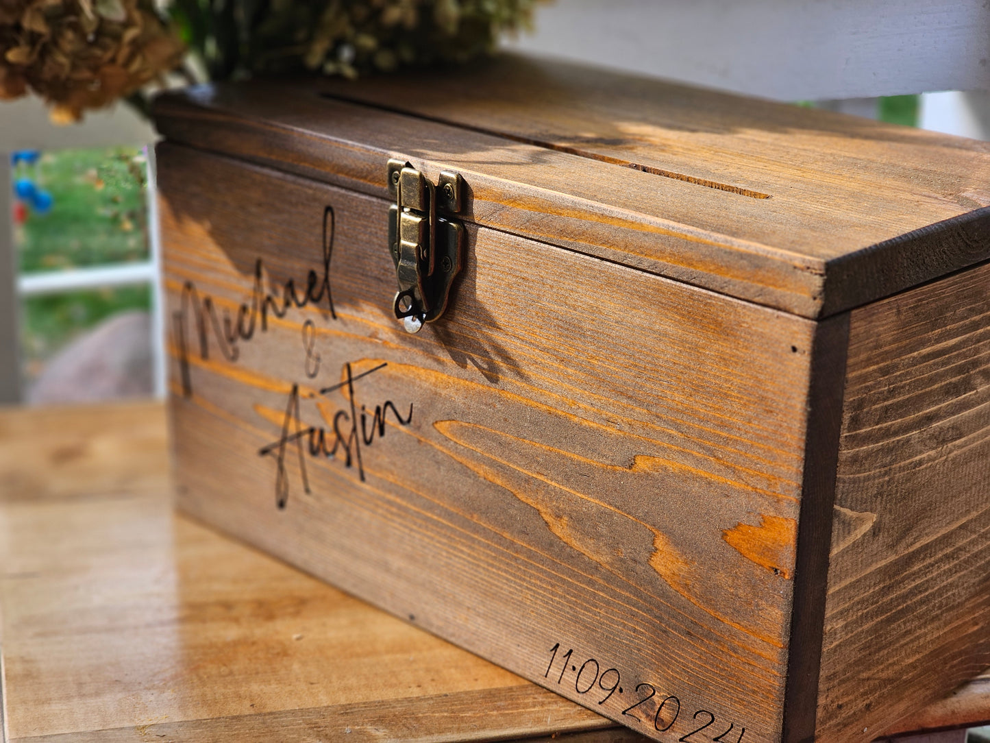 Card Box, Wedding Card box, Barn Wedding Decor