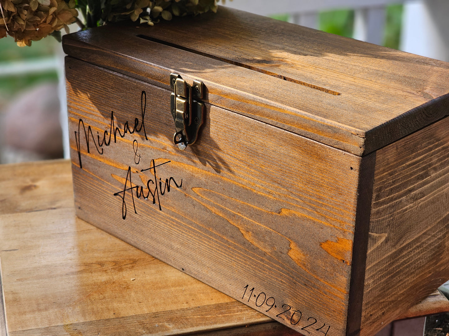 Card Box, Wedding Card box, Barn Wedding Decor