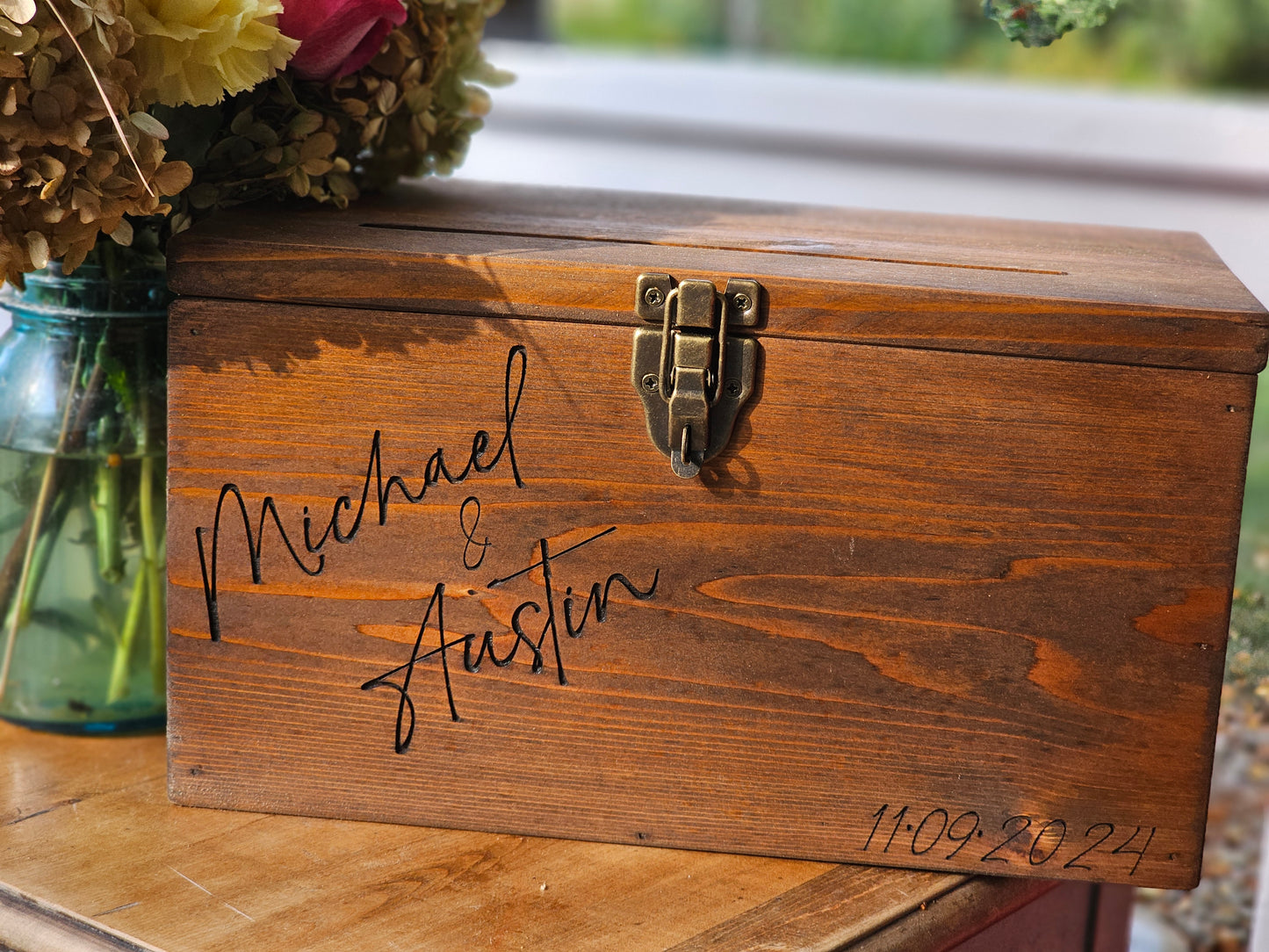 Card Box, Wedding Card box, Barn Wedding Decor