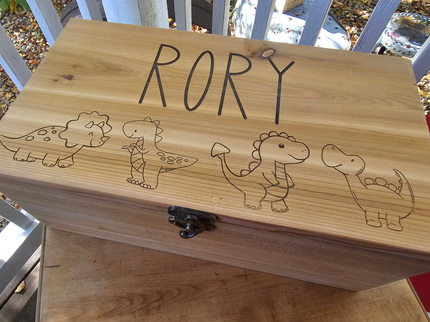 Personalized Keepsake Boxes, Dinosaurs Design, Time capsule box, Newborn Keepsake Box