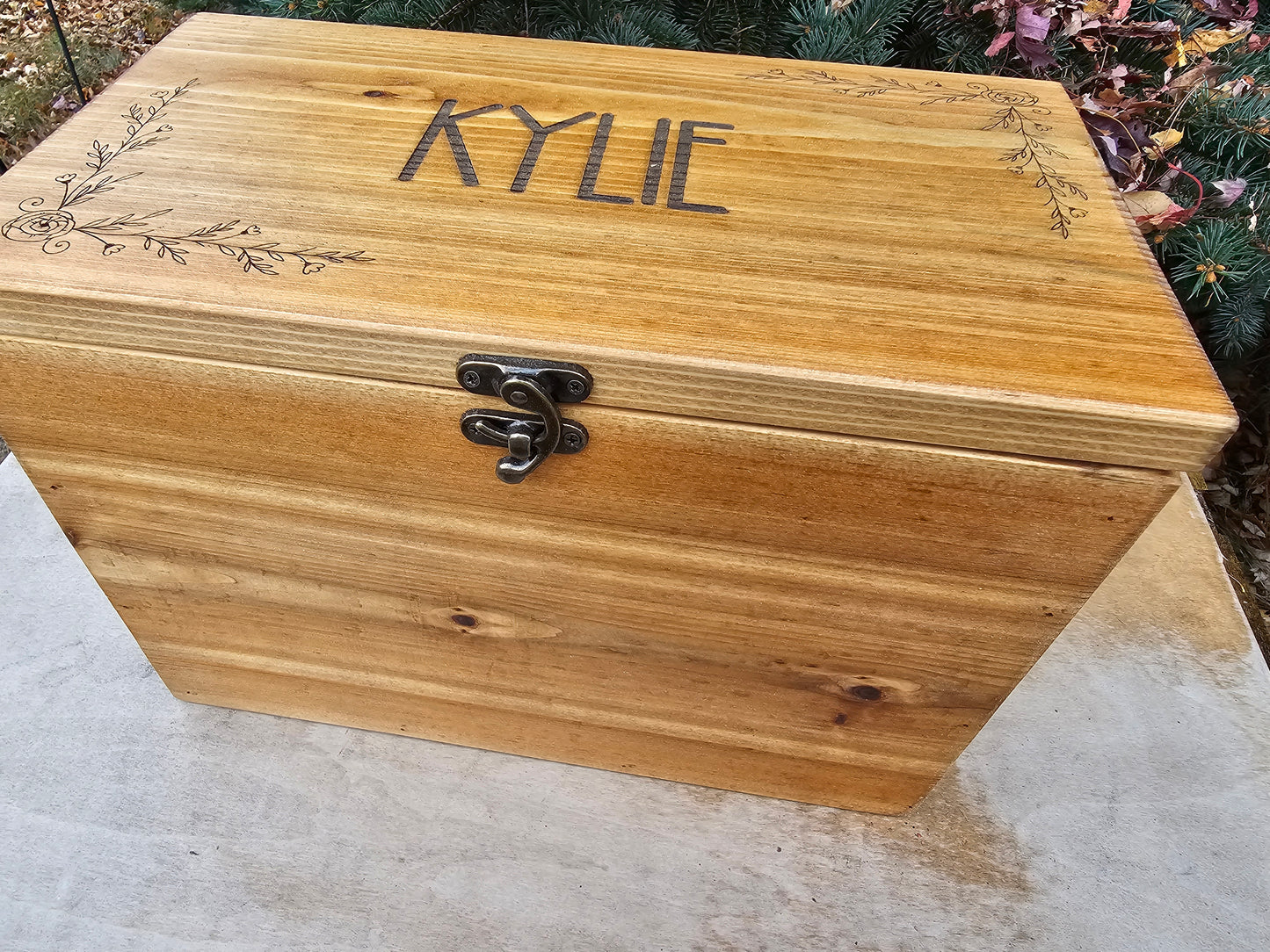 Personalized Keepsake Boxes, Wooden Memory Box, Time capsule box, Newborn Keepsake Box