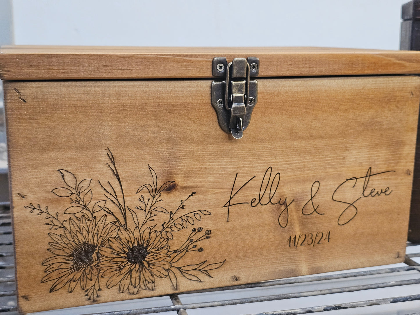 Card Box for a Wedding | Rustic Wedding Card Box | Wedding card box
