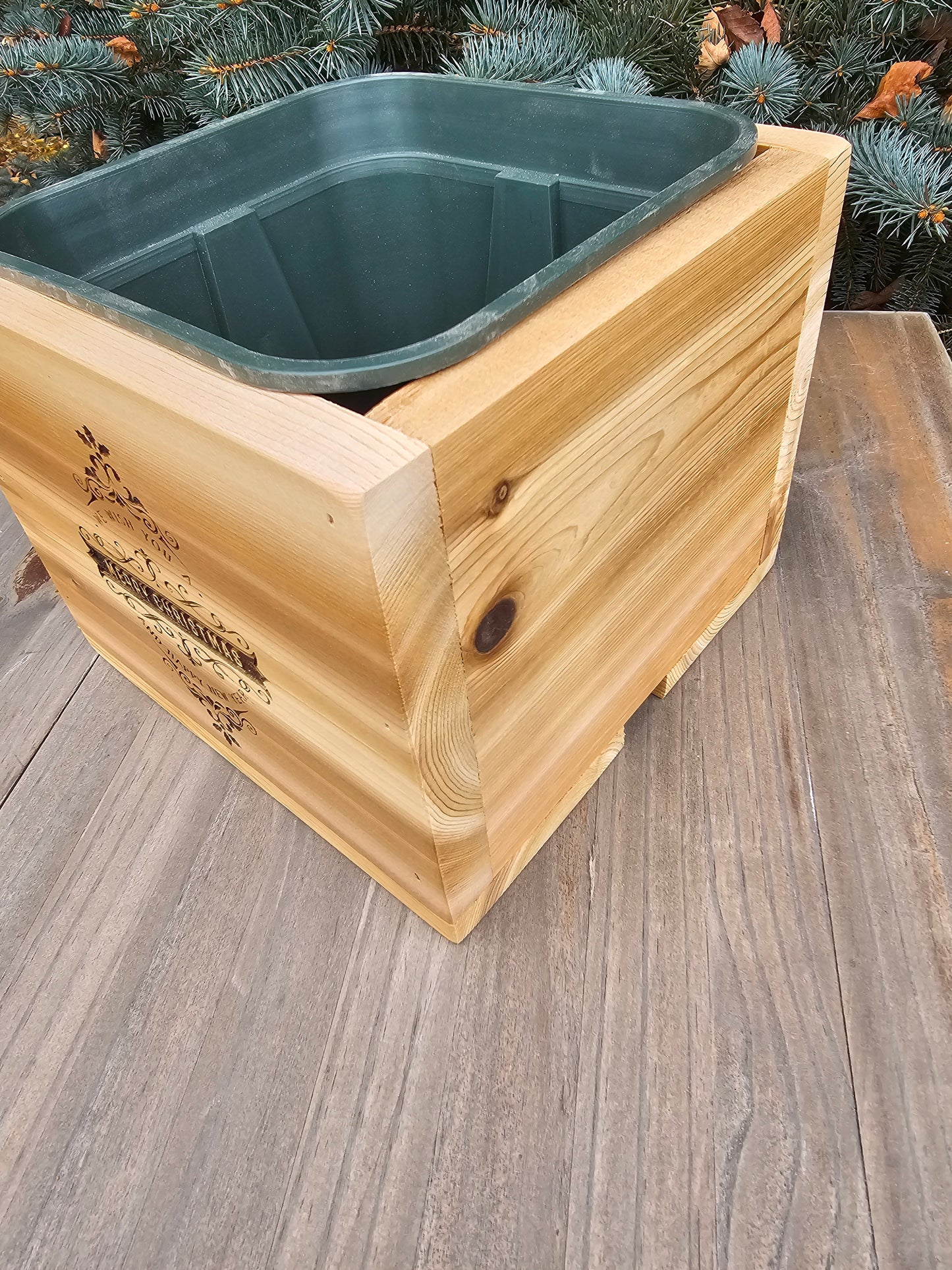 Poinsettia Flower box / Christmas box