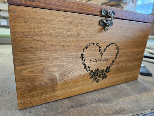 Girl Personalized Keepsake Boxes, Memory box, Newborn Keepsake Box