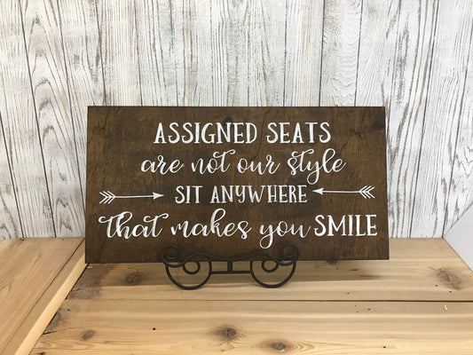 Wedding Seating Sign