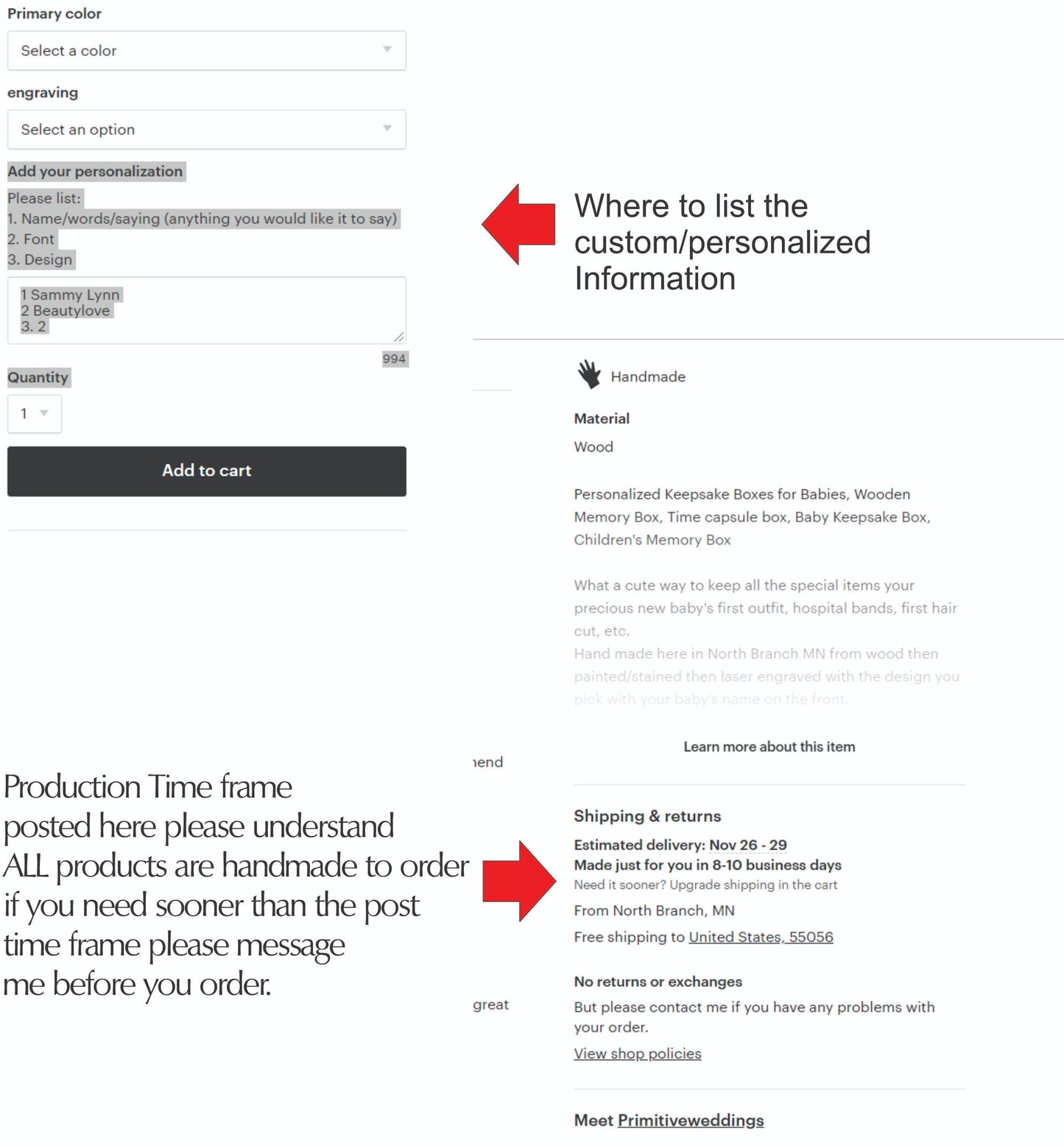 Child Keepsake box  Memory Box  Rustic Wooden box woodland keepsake box