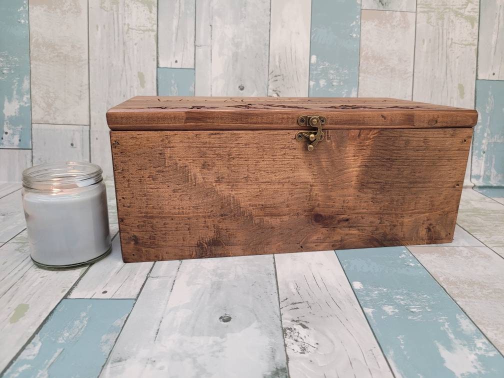 Personalized Keepsake Boxes for Babies, Wooden Memory Box, Time capsule box, Baby Keepsake Box, Children's Memory Box