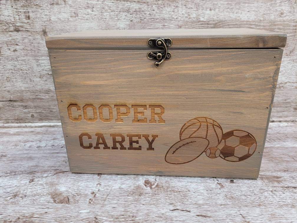 Child Keepsake box  Memory Box  Rustic Wooden box woodland keepsake box