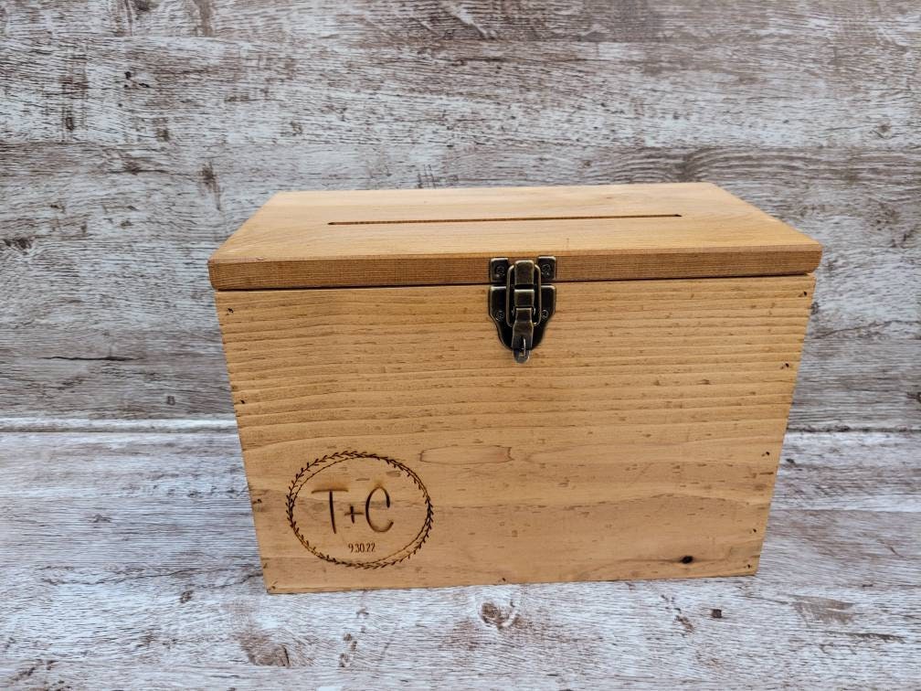 PrimitiveWeddings - Custom Card Box Wedding Card Box Personalized