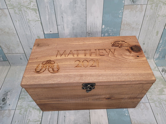 Personalized Keepsake Boxes for Babies, Wooden Memory Box, Time capsule box, Baby Keepsake Box, Children's Memory Box