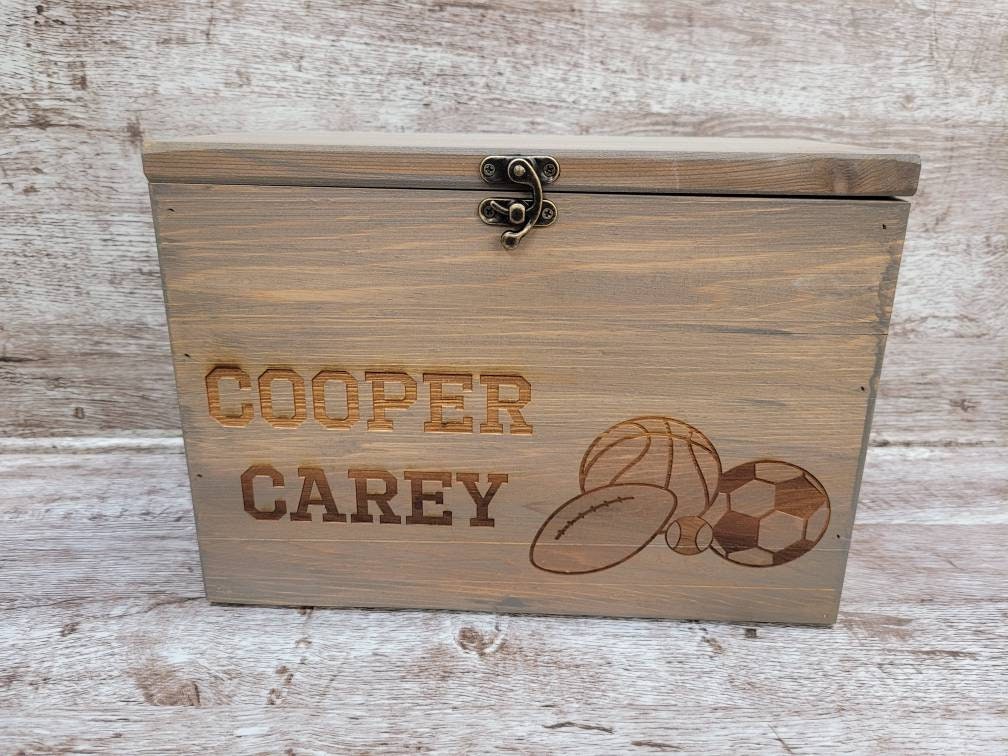 Child Keepsake box  Memory Box  Rustic Wooden box woodland keepsake box