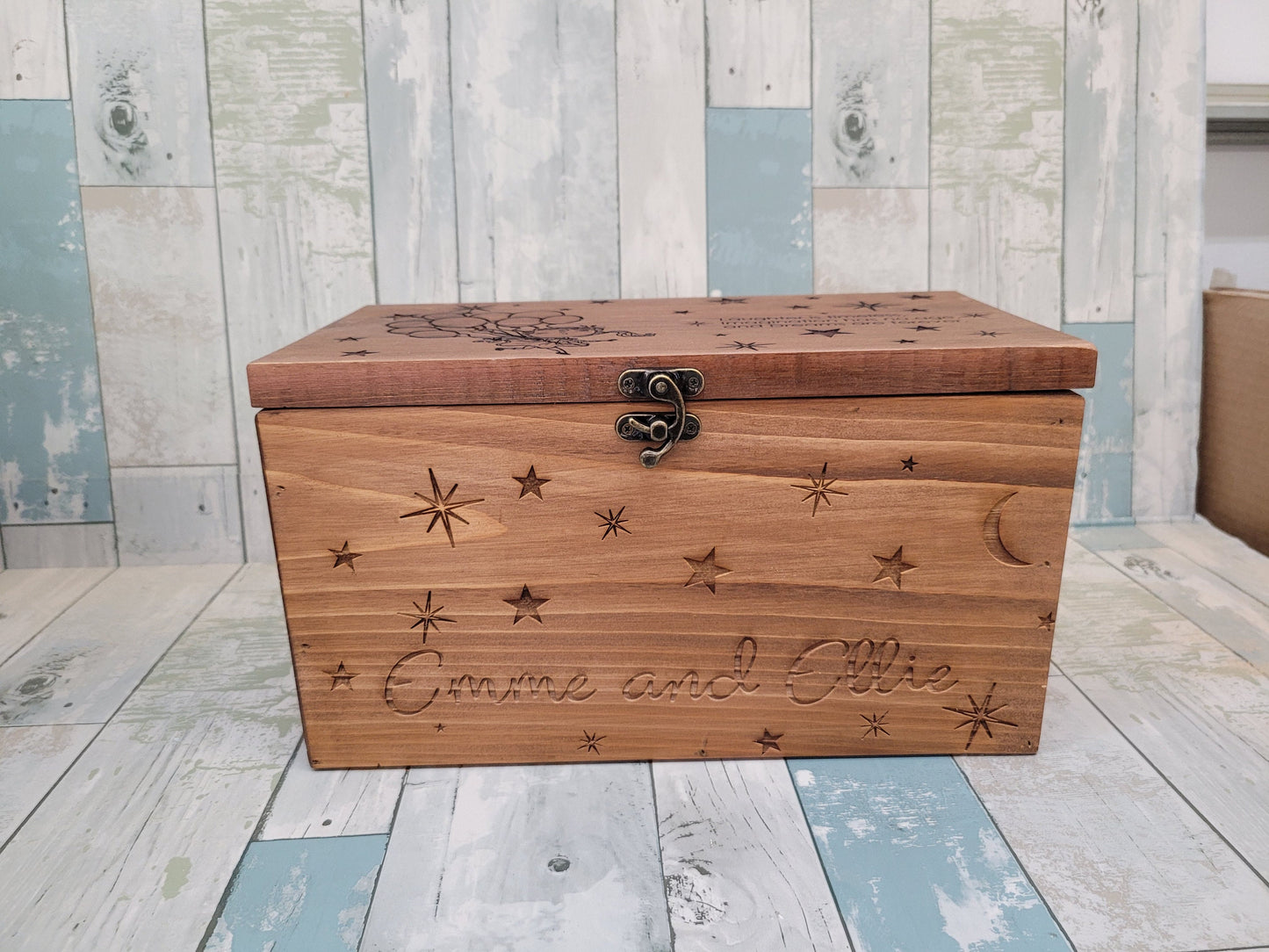 Personalized Keepsake Boxes for Babies, Wooden Memory Box, Time capsule box, Baby Keepsake Box, Children's Memory Box