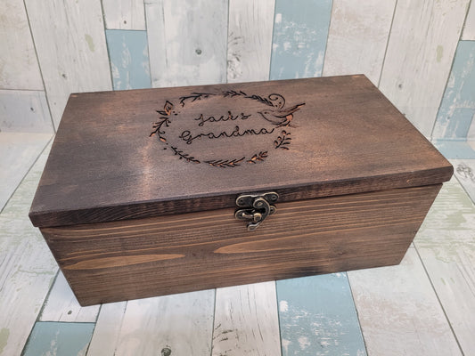 Gardening Box Seed Box Mothers day gift Keepsake box for mom Personalized Garden Box