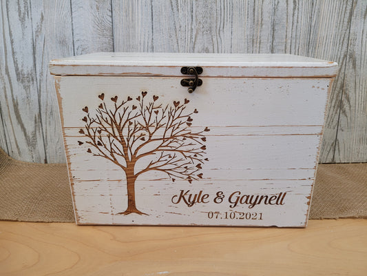 Card Box for a Wedding |  Rustic Wedding Card Box  | Wedding card box