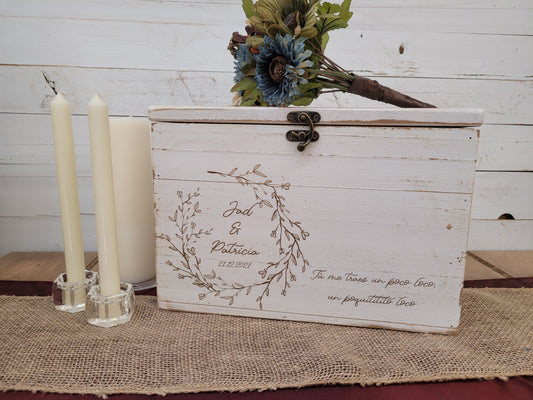 Card Box Wedding Card Holder Wooden Wedding Card Box  Rustic Wedding card box