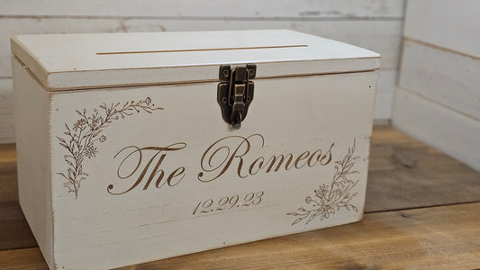 Card Box for a Wedding |  Rustic Wedding Card Box  | Wedding card box