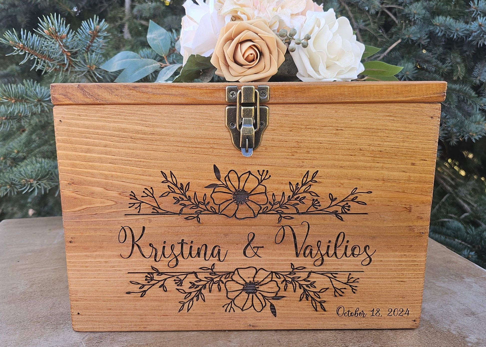 Fall Card Box Fall wedding card box | Honestweddingadvice.com