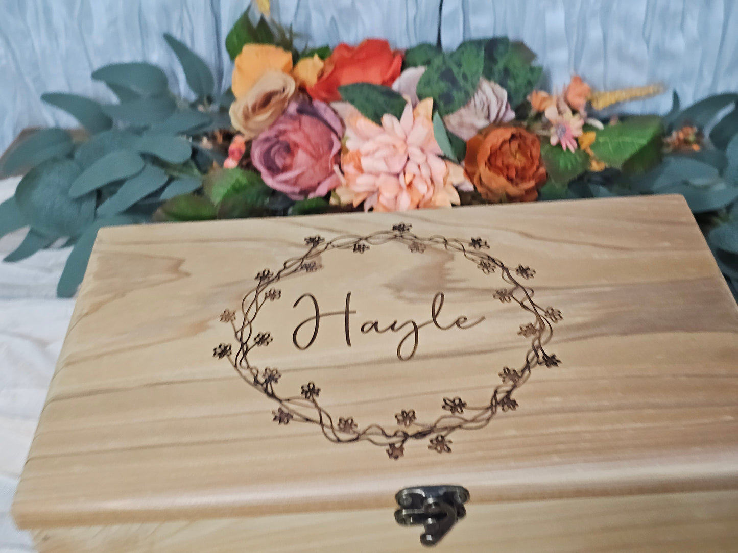 Bridesmaid, Maid of Honor, Flower Girl Keepsake Box