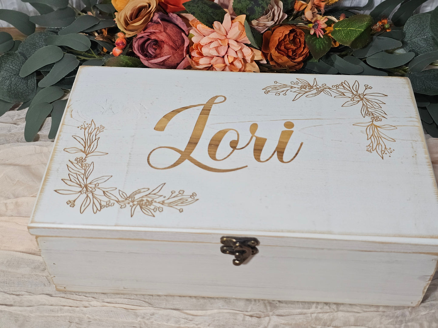 Bridesmaid, Maid of Honor, Flower Girl Keepsake Box