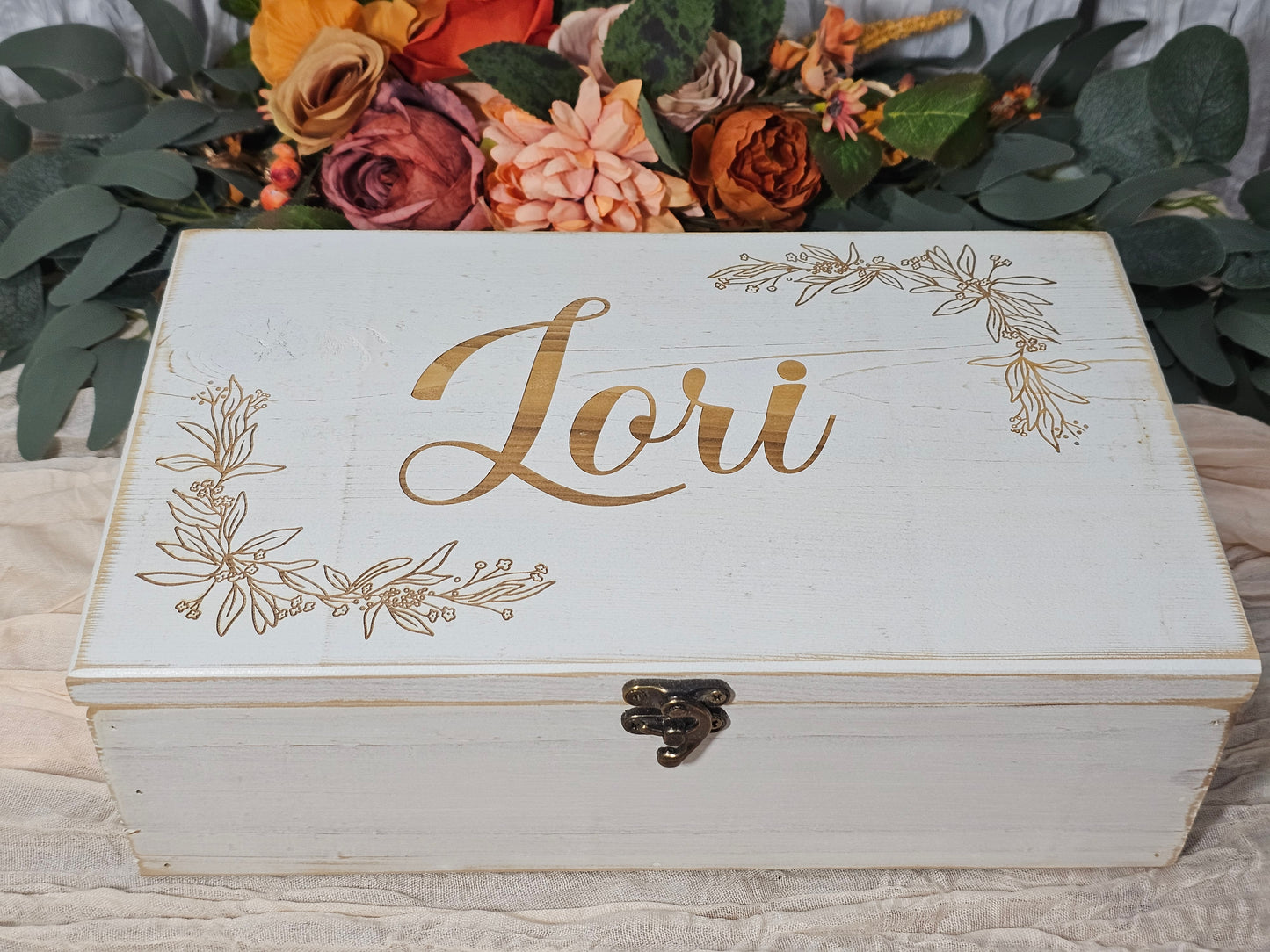 Bridesmaid, Maid of Honor, Flower Girl Keepsake Box