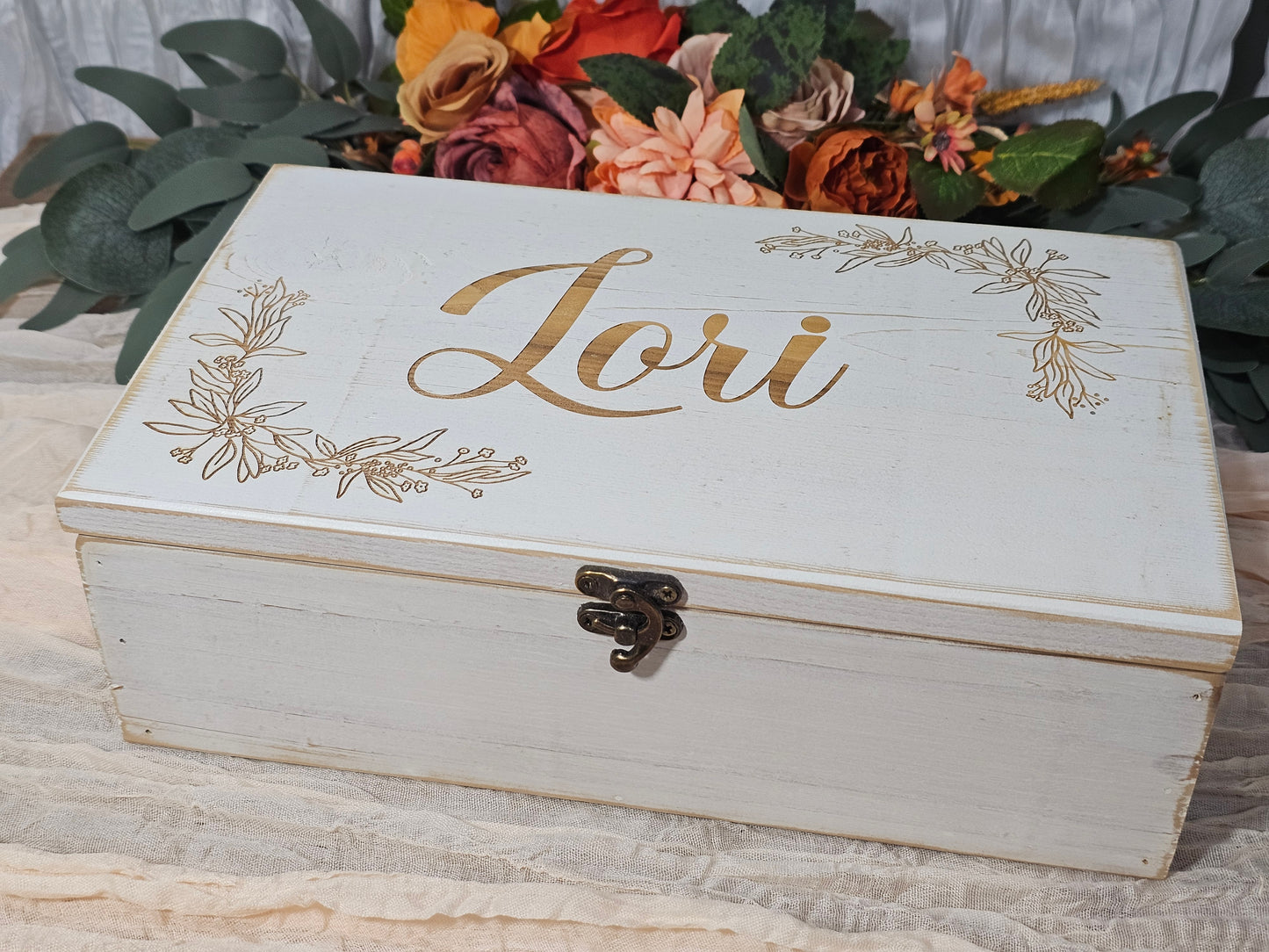 Bridesmaid, Maid of Honor, Flower Girl Keepsake Box