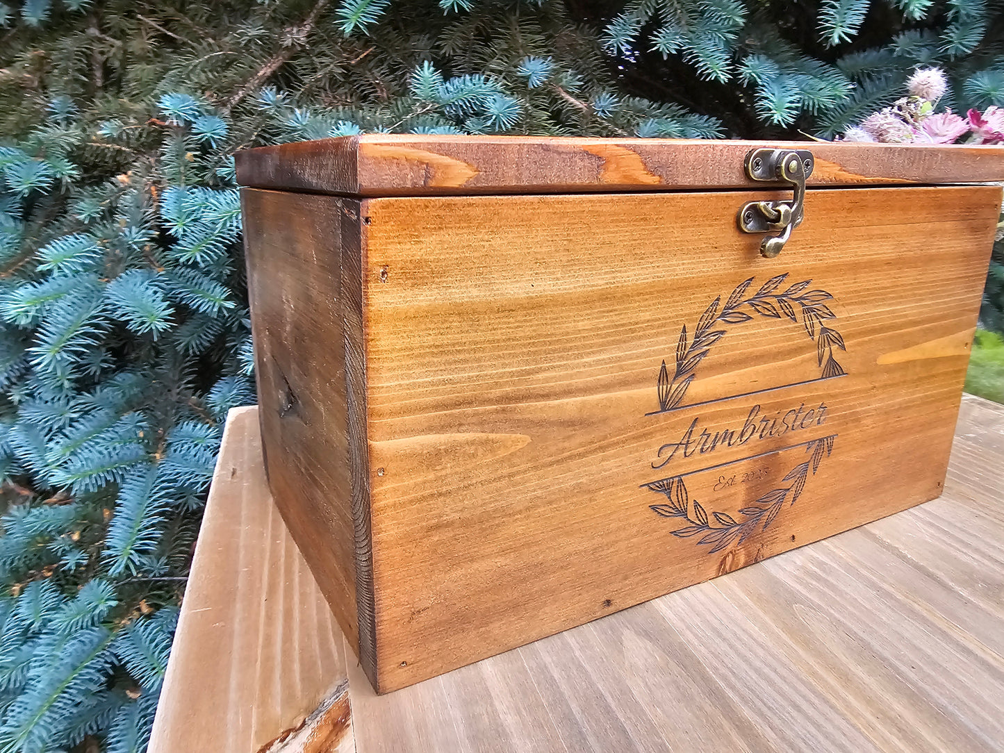 Card Box,  Wedding Card box with a slot,  Barn Wedding Decor