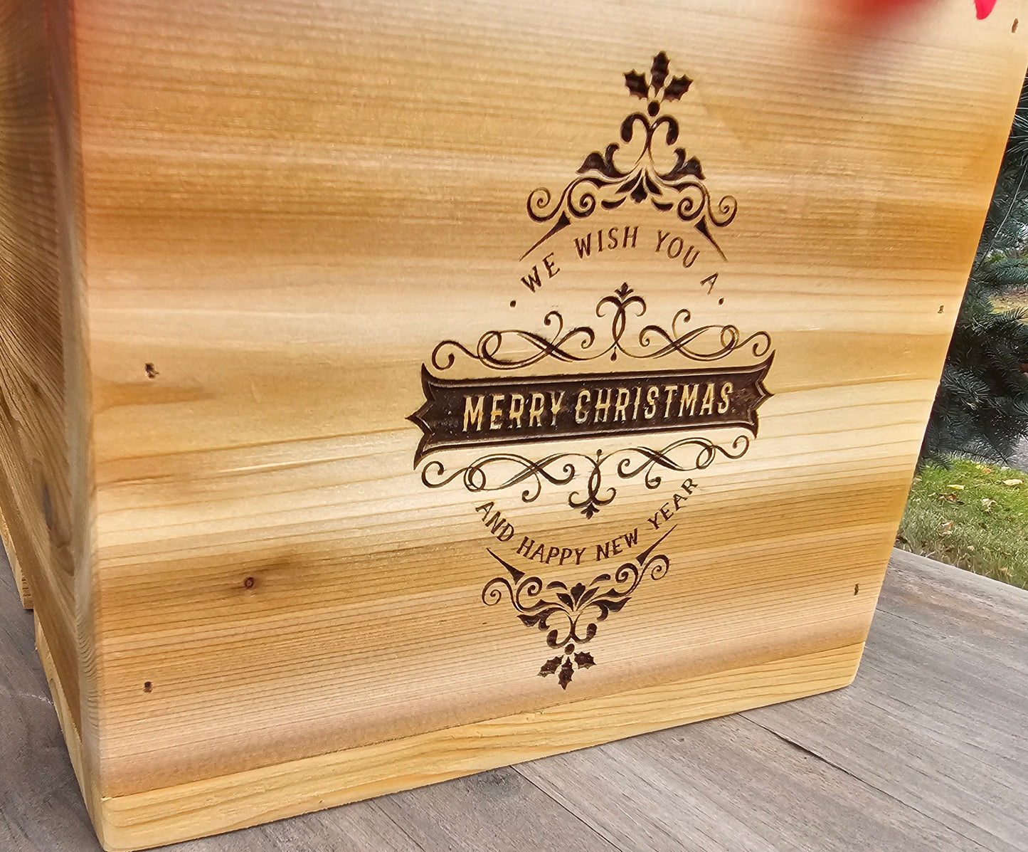 Poinsettia Flower box / Christmas box