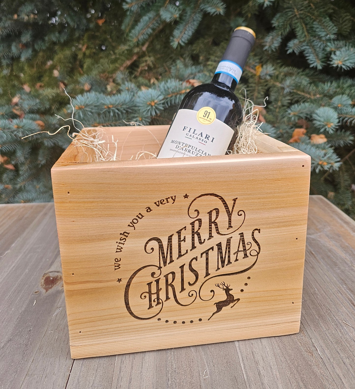 Gift box / Christmas box / Wine basket