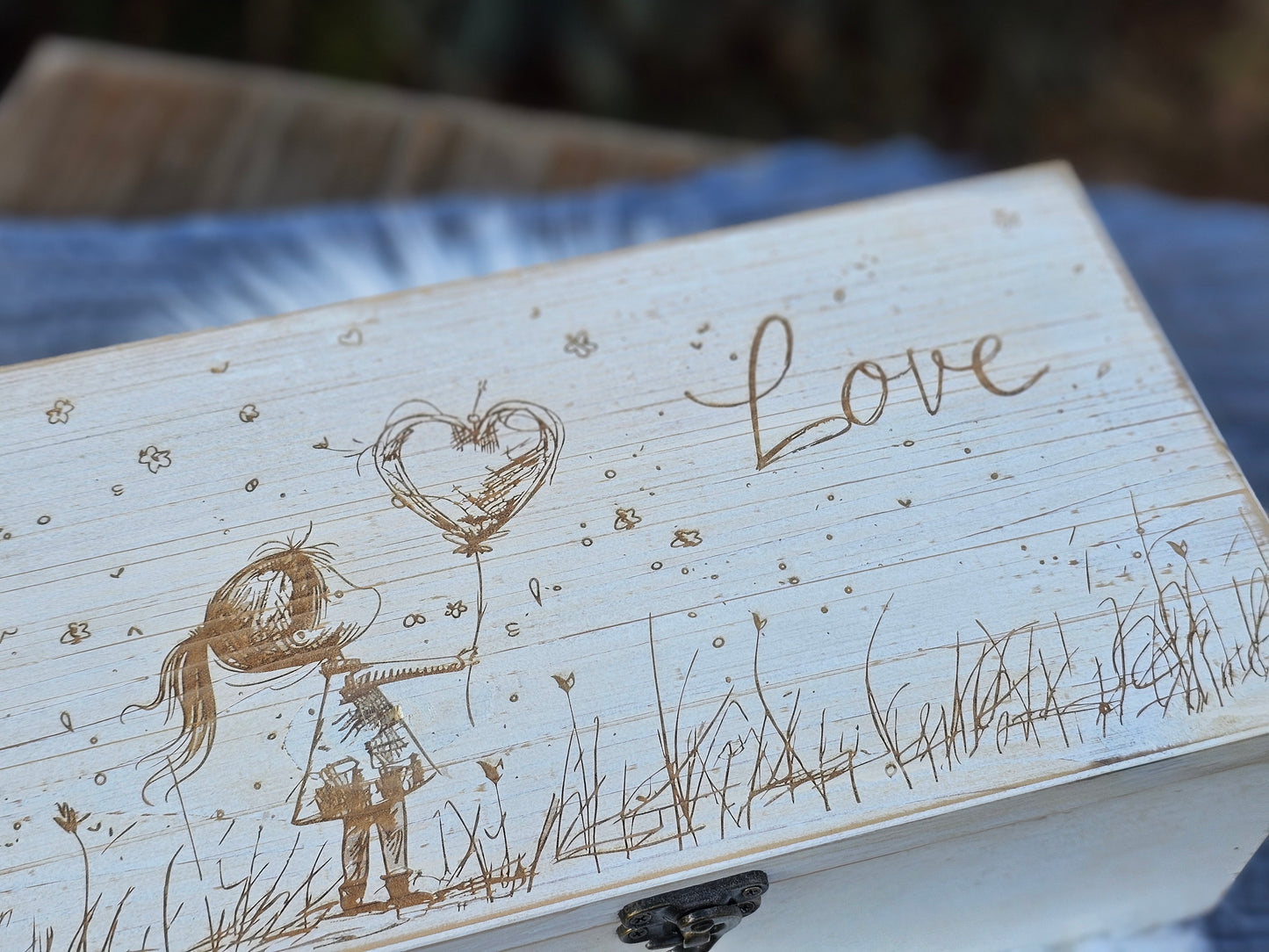 Girl Personalized Keepsake Boxes, Memory box,  Newborn Keepsake Box