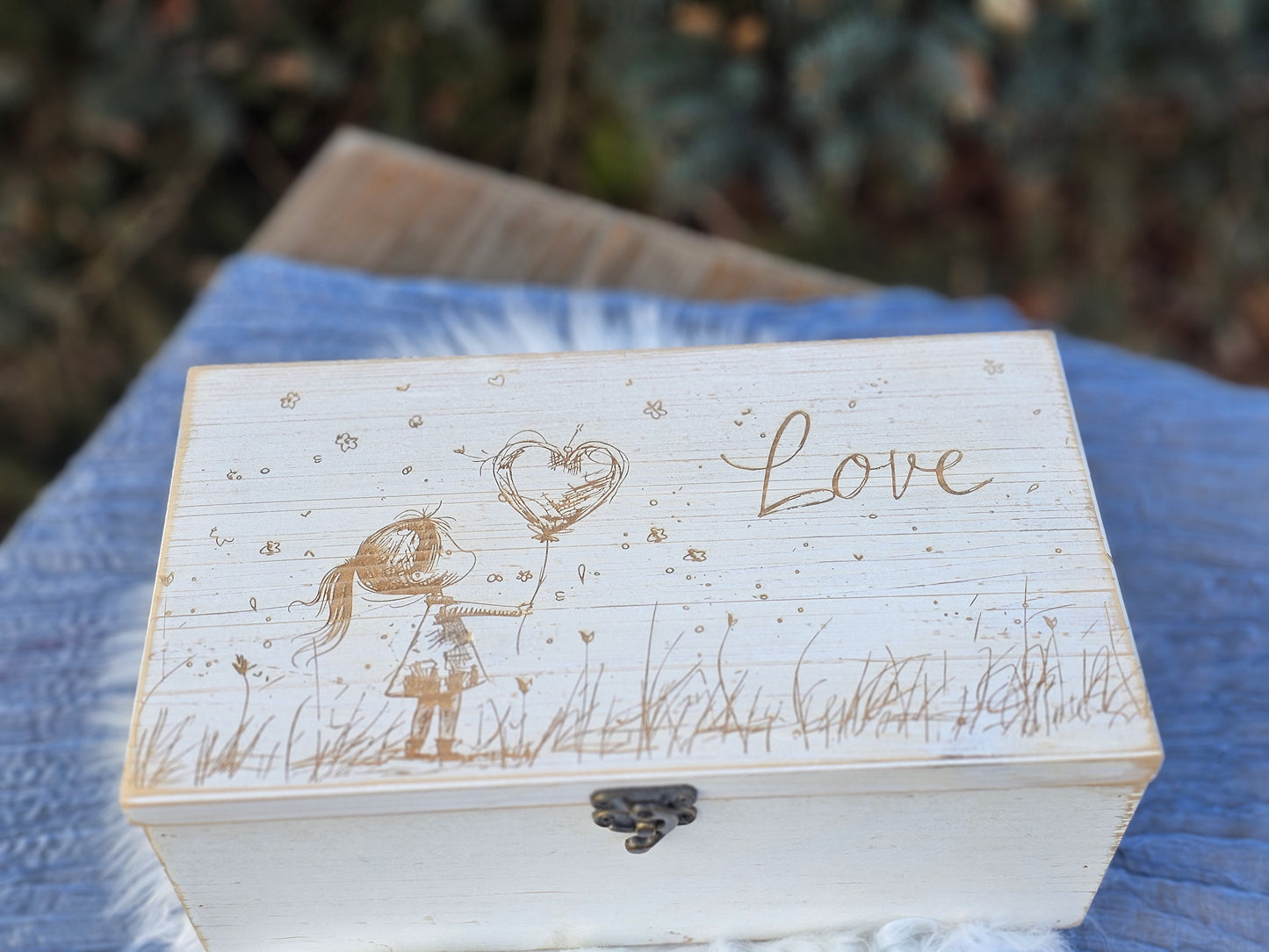 Girl Personalized Keepsake Boxes, Memory box,  Newborn Keepsake Box