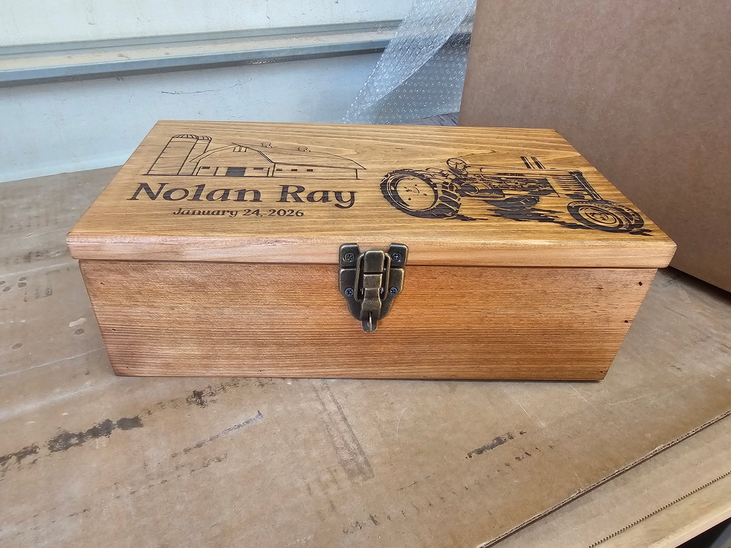 Personalized Keepsake Boxes for Babies, Wooden Memory Box, Time capsule box, Baby Keepsake Box, Children's Memory Box