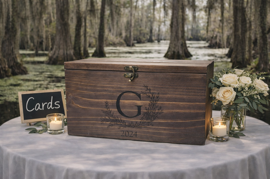 Card Box Wedding Card Holder Wooden Wedding Card Box  Rustic Wedding card box