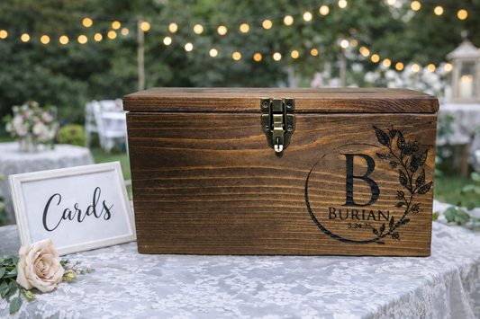 Card Box, Wedding Card box with a slot, Barn Wedding Decor
