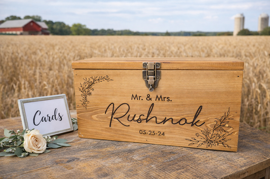 Card Box Wedding Card Holder Wooden Wedding Card Box  Rustic Wedding card box