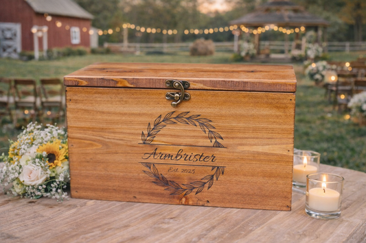 Card Box, Wedding Card box with a slot, Barn Wedding Decor