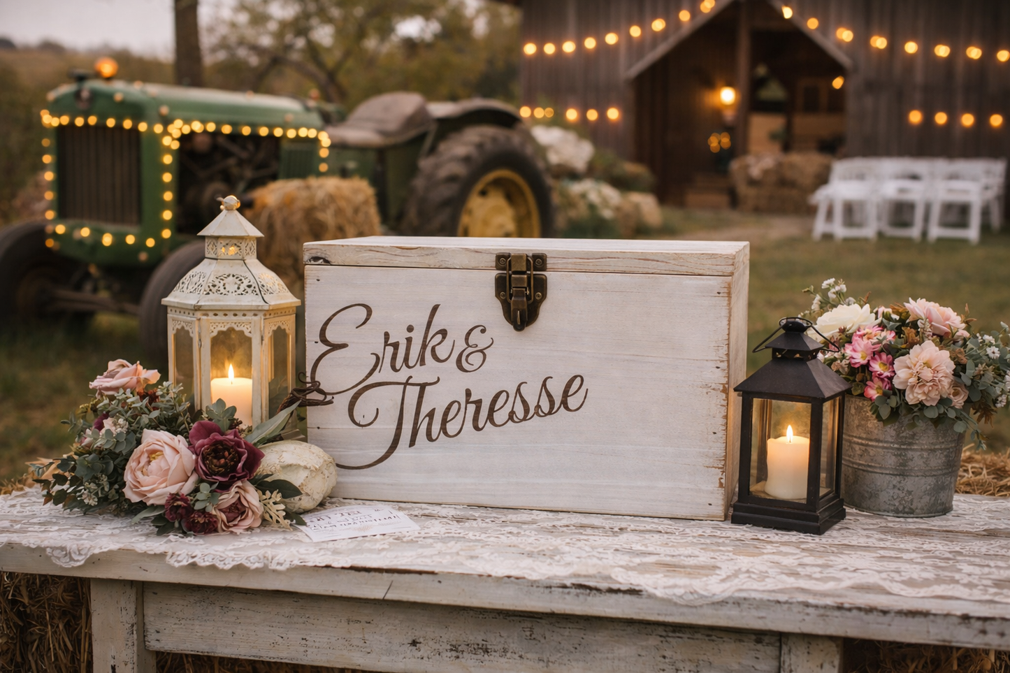 Card Box,  Wedding Card box,  Barn Wedding Decor