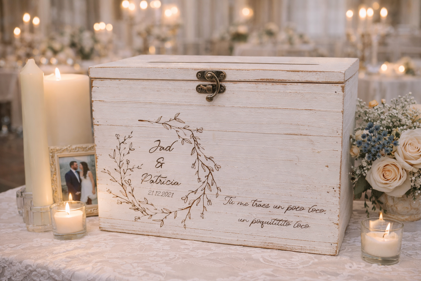 Card Box Wedding Card Holder Wooden Wedding Card Box  Rustic Wedding card box