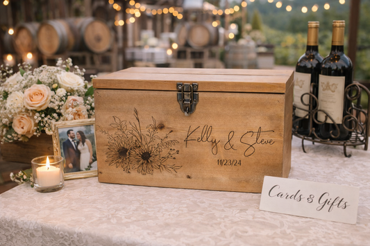 Card Box for a Wedding |  Rustic Wedding Card Box  | Wedding card box