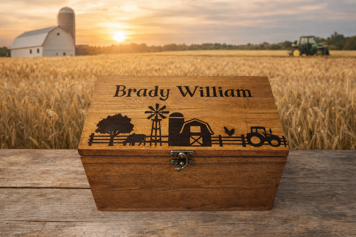 Personalized Keepsake Boxes for Babies, Wooden Memory Box, Time capsule box, Baby Keepsake Box, Children's Memory Box