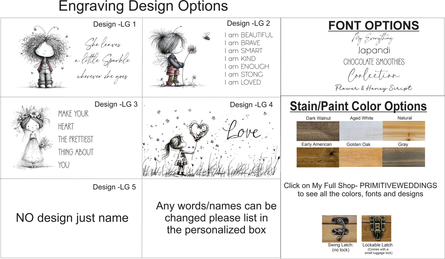 Girl Personalized Keepsake Boxes, Memory box,  Newborn Keepsake Box